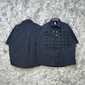 Diverse World Patchworks Embroidery Buttoned Shirt