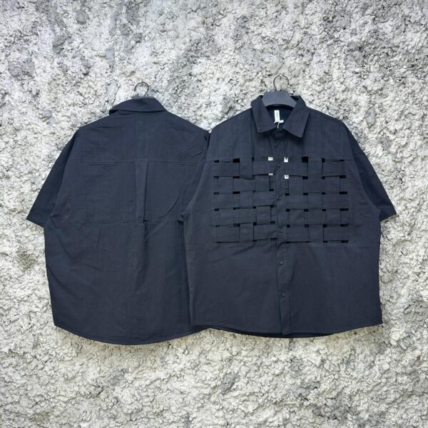 Diverse World Patchworks Embroidery Buttoned Shirt