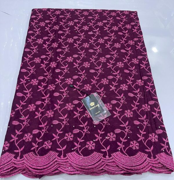 swiss voile lace (5yards) - Image 7