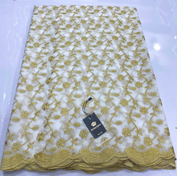 swiss voile lace (5yards) - Image 8
