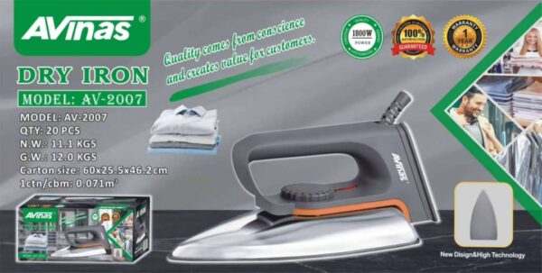 Avinas Quality (Philips Type) Dry Iron