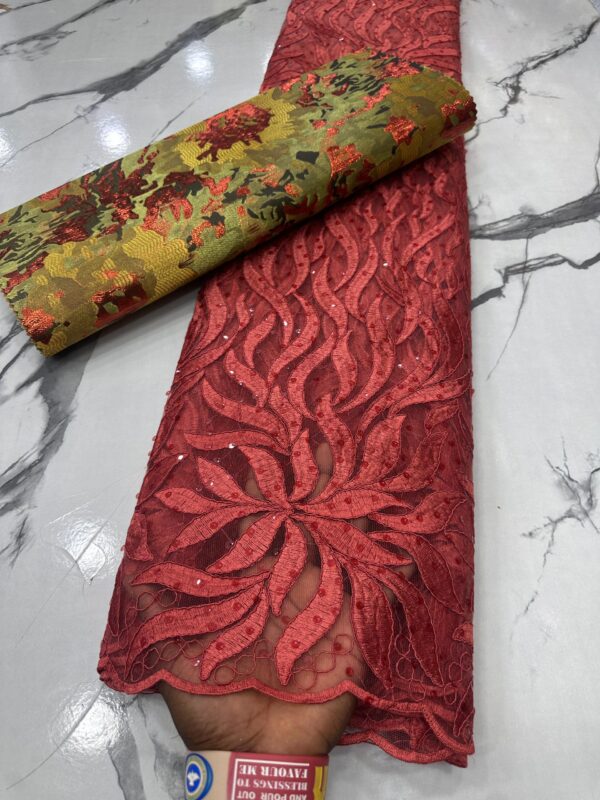 Beautiful Wired-Net On Fleek(Lace) 5yards