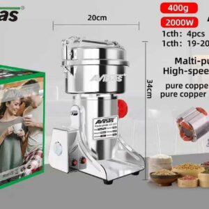 Alvinas 400 Gram, 2000 Watts Multi-Purpose High-Speed Crusher with Pure Copper Coil