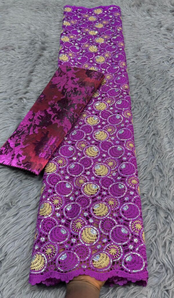 cord lace with sequins - Image 3