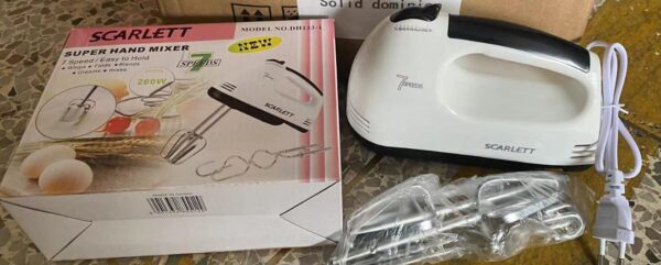Scarlet 260W Super Hand Mixer