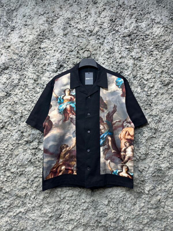 NOVAMEN TAPESTRY BUTTONED SHIRT - Image 2