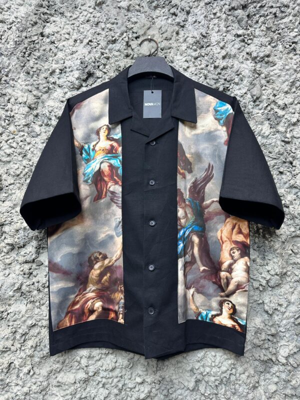 NOVAMEN TAPESTRY BUTTONED SHIRT