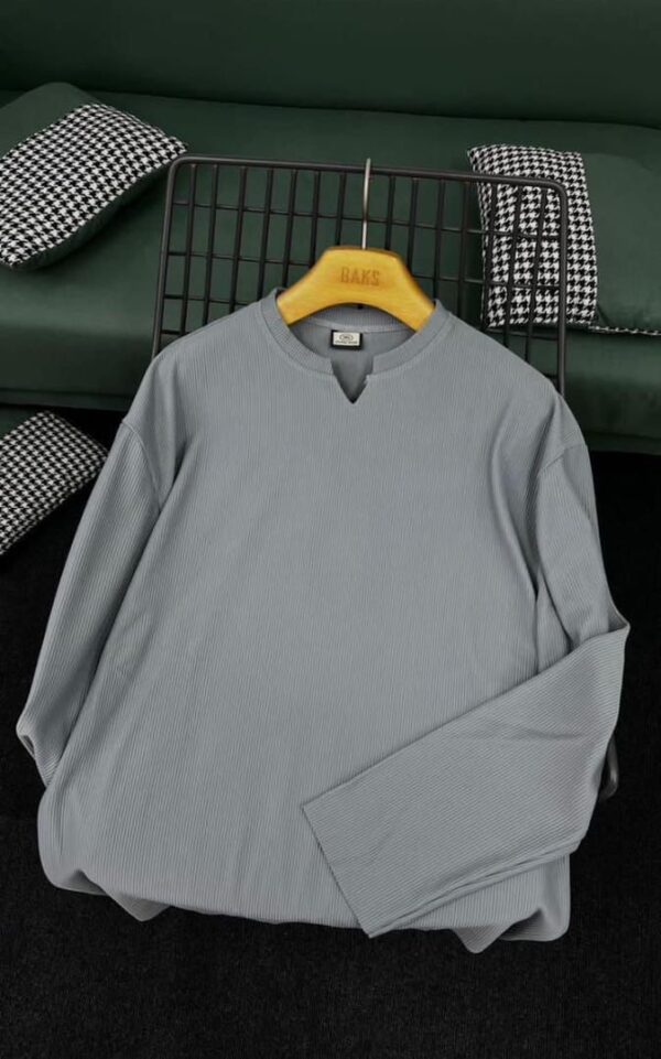 MIYAKE HIGH FASHION LONG SLEEVE PLAIN SHIRT