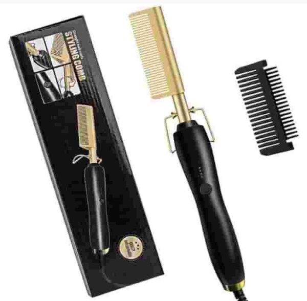 Gold hot comb