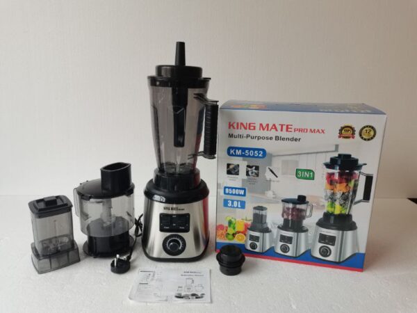 3 IN 1 KING MATE 5052 COPPER  COIL 9500 WATTS BLENDER