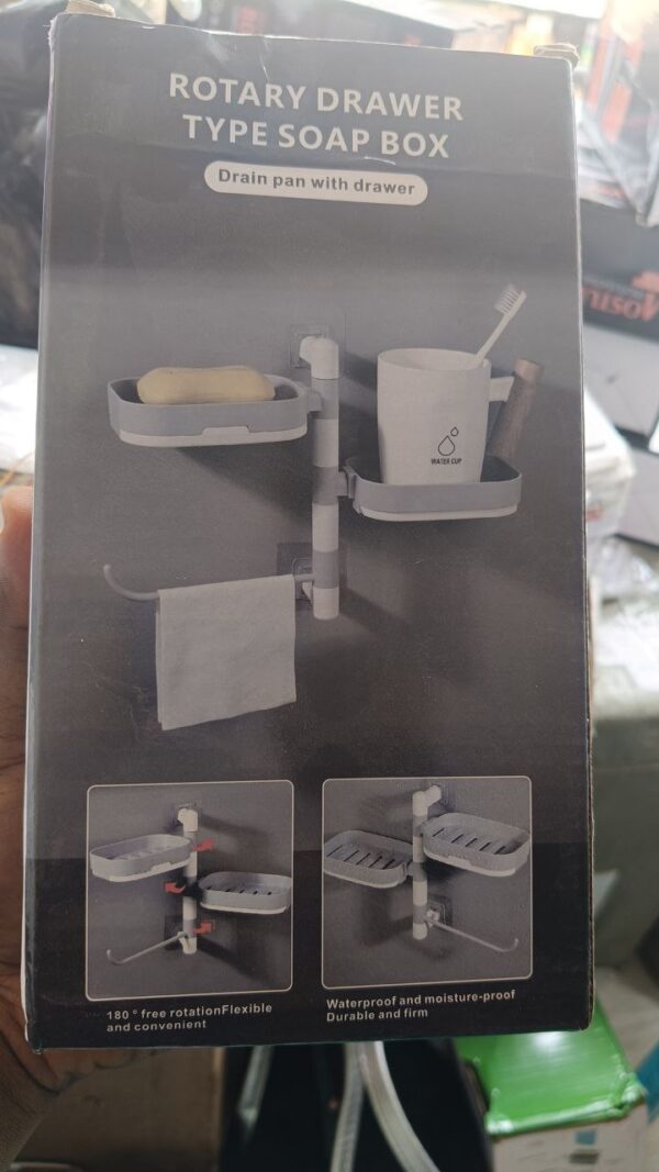 3 layers Rotary soap Holder
