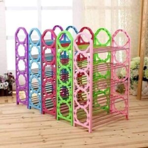 Plastic shoe rack