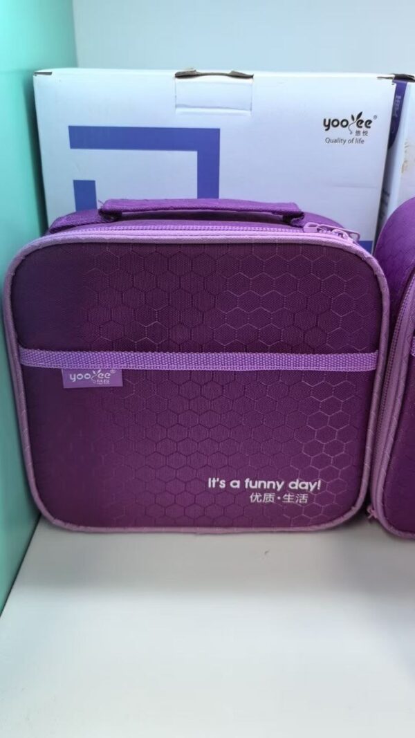 3 partition insulated food lunch box - Image 2