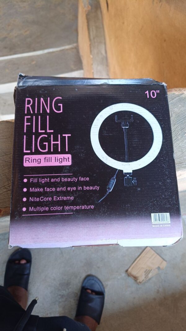 10 inches ring light without tripod stand