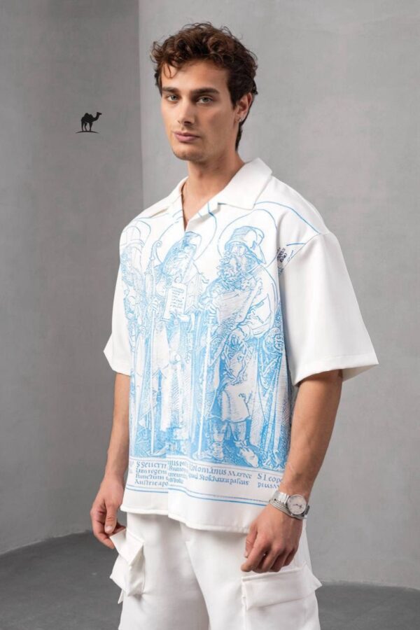 2MORROW OVERSIZED LUXURY TURKEY SILK  SHIRT - Image 3