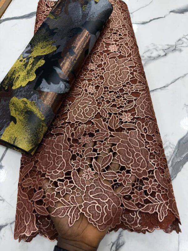 Metallic Guipure Lace