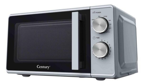 20L Century Microwave with Grill, ideal for quick meals, with grilling function and compact design.l