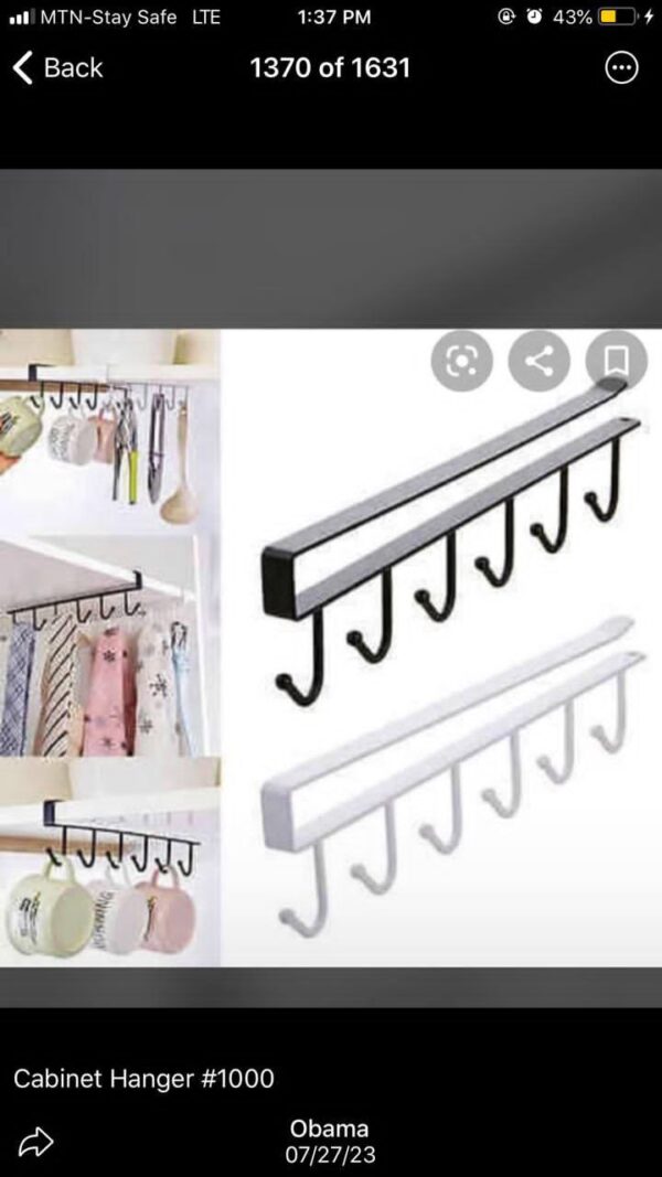 Cabinet Hanger