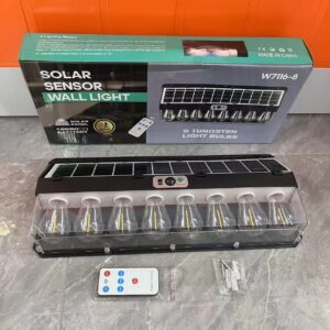 8 BULBS SENSOR SECURITY LIGHT WITH REMOTE