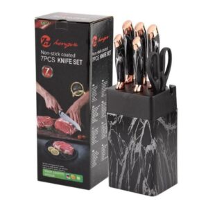 7 pcsMarble knife set