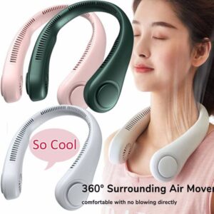 U neck Rechargeable Neck Fan